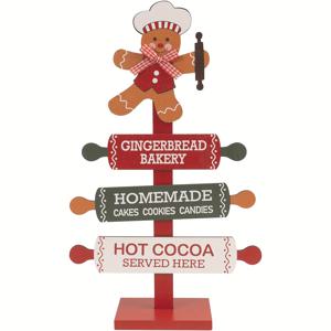 TEMU 1개 남자 모양 진저브레드 피규어 - 빈티지 크리스마스 테이블 센터피스, 불규칙한 모양의 진저브레드 쿠키 장식, 벽난로, 집, 선물용 - 러스틱