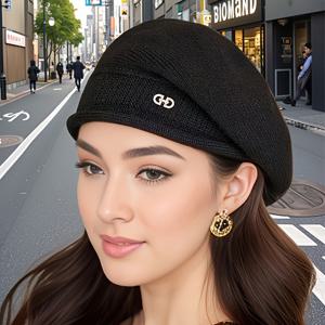 TEMU 업그레이드된 두꺼운 경량 비니 - 탄성 있는 핏, 부드럽고 따뜻한 블랙 겨울 모자, 클래식 디자인 & 스티칭, 4가지 색상 제공. 추운 날씨에 완벽, 여성용 비니, 우아한 캡