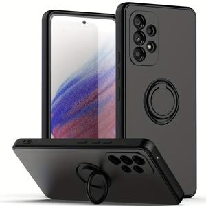 TEMU 실리콘 액상 자석 링 소프트 케이스 A52 A54 A53 A51 A71 A32 A14 A22 A33 A34 A70 A50 A12 충격 방지 백 커버 S25 울트라 S23 S24 울트라 플러스 S21 FE 범퍼 폰 케이스