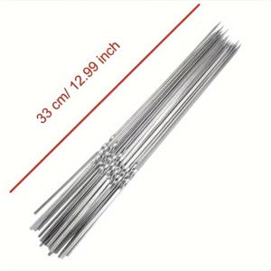 TEMU 스테인리스 스틸 바베큐 스키퍼, 내구성, 재사용 가능, 청소가 쉬움, 야외 및 실내 그릴 파티용