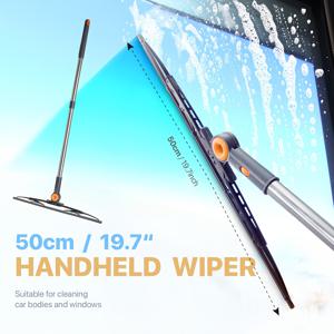 TEMU 1개, 봄 신제품 35cm/50cm 아크 유리 스퀴지, 휴대용 비 오는 날용 비 와이퍼, 모든 계절에 사용할 수 있는 유니버설 제품, 차량 유리 청소, 차체 표면 물방울, 가정용 단단한 나무 바닥 물방울, 주방 또는 욕실, 샤워실, 세탁실, 물방울, 샤워실 아크 유리 스퀴지, 거울 유리 물방울, 거실, 침실 유리 창문 청소