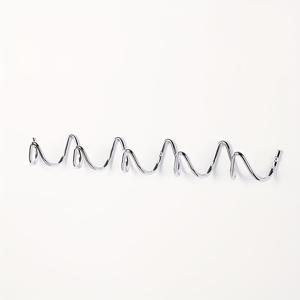TEMU 창의적인 웨이브 금속 벽걸이 - 스타일리시한 은색과 검은색 코트 랙, 집, 출입구, 또는 호텔 장식에 적합 - 모자, 스카프, 가벼운 코트에 이상적, 코트 랙