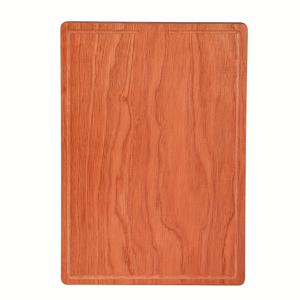 TEMU 1개 2.5cm 두께의 단단한 목재 커팅 보드 - 양면 사용 가능, 치즈, 고기, 빵, 과일 및 채소용 - 델리 보드, 야외 레스토랑, 가정용, 캠핑용 휴대 가능한 주방 필수품