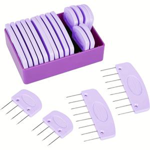 TEMU 20개 니트 스티치 마커 세트, 스웨터 스카프 DIY 고정 바늘 정리 도구, 줄 맞춤용 재봉 및 뜨개질 공구