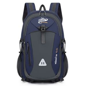 TEMU 2025 신형 대용량 헤비듀티 아웃도어 하이킹 백팩 - 조절 가능한 패딩 어깨끈, 트레킹 폴 루프, 내구성 강한 레드/그레이/그린 캠핑, 학교, 여행용 다기능 등산 백팩