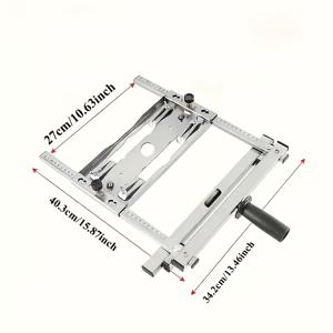 TEMU 조절 가능한 원형톱 가이드 레일 (금속 프레임 & 클램핑 메커니즘) - 전기 절단기용 정밀 목공, 선형 절단용 엣지 로케이터 시스템, 테이블톱, 지그소에 호환, 목재 보드 청소 및 DIY용|DIY