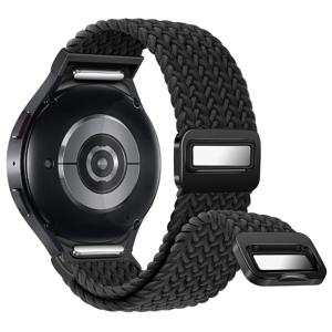 TEMU 삼성 7/6/5/4, 워치 6/4 클래식, 워치 5 Pro 호환 격자 없는 브레이드 나일론 스트랩 - 원클릭 탄성 마그네틱 걸쇠, 남녀 공용 내구성 좋은 편안한 손목 밴드, 40mm/44mm/47mm/43mm/46mm/42mm/45mm 스마트워치 호환, 스마트워치 액세서리, 세련된 워치 디자인, 안전한 착용감 스트랩