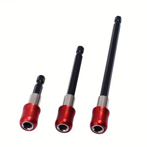 TEMU 3pcs 드릴 비트 연장 세트 - 자석식 퀵 릴리스 소켓 척 어댑터 포함 - 헤비듀티 임팩트 드라이버 비트 (헥스 샹크 1/4