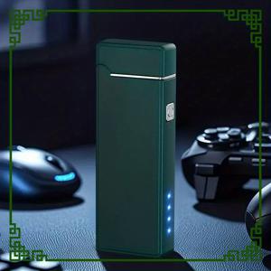 TEMU USB-C 전자 라이터 - USB-C 포트로 빠른 충전, 터치 점화, 컴팩트 휴대용 디자인, 풀 디지털 디스플레이, 캠핑, 사무실, 여행에 적합, 모든 USB-C 기기, 스마트폰, 노트북, 태블릿 호환 - 안전한 리튬 폴리머 배터리, 리필/마그네슘 시트 또는 플린트 불필요|태블릿