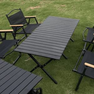 TEMU 캠핑 테이블 접이식 계란말이 테이블 -튼튼한 삼각 프레임, 미끄럼 방지 다리, 수납 가방 포함 - 캠핑, 해변 피크닉, 뒷마당 바비큐, 야외 파티에 이상적인 캠핑 테이블 -차박 롤테이블 휴대가방포함-추석 선물, 할로윈 선물, 크리스마스 선물