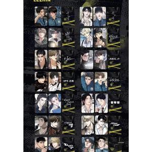 TEMU 28개 LEZHIN 애니메이션 트레이딩 카드 - 양면 HD 프린팅, 감성 있는 한국 만화 캐릭터 - 애니메이션 팬을 위한 수집용 트레이딩 카드, 생일 선물, 스크랩북킹, 디스플레이 - LEZHIN 트레이딩 카드 게임과 호환 가능, 스크랩북킹 용품, 선명한 일러스트레이션, 카드스톡, 캐릭터 아트워크, 선물 쇼퍼