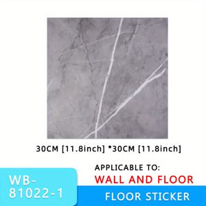 TEMU 20Pcs 벽 스티커 자기 접착제 방수 PVC 타일 바닥 스티커 대리석 욕실 거실 침실 지상 두꺼운 배경 화면