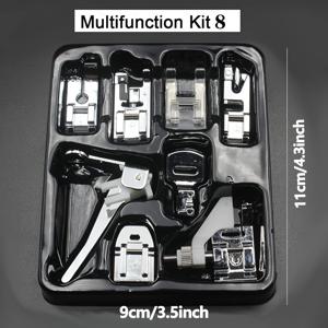 TEMU 8pcs/48pcs/set, Brother & Singer Janome 등을 위한 완벽한 재봉틀 노루발 키트, 가정용 재봉틀 재봉 액세서리, 재봉틀 액세서리, DIY 재봉 액세서리