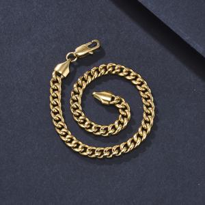 TEMU 5MM 기본 쿠바 브레이슬릿