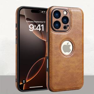 TEMU 아이폰 17/16E/16/15/14/13/12 Pro Max 호환 슬림 베가인 인조 가죽 케이스, 클래식 고급스러움과 우아한 얇은 디자인, 충격 방지 풀 보호, 레트로 스타일, 내구성 좋은 커버, 휴대폰케이스, 휴대폰케이스 갤럭시, 폰케이스 갤럭시, 갤럭시 폰 케이스, 핸드폰케이스, 폰케이스, 휴대폰 케이스, 핸드