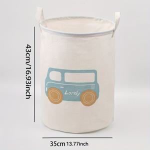 TEMU 1pc 패브릭 더러운 옷 바구니, 가정용 의류 속옷 보관 바구니, 장난감 보관 바구니, 접이식 세탁 바구니, 욕실 침실 거실 기숙사, 가정 장식을위한 가정 조직 및 보관 용품