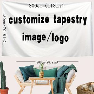 TEMU 1개 맞춤형 폴리에스터 태피스트리 - 거실, 침실, 사무실 장식용 개인화된 벽걸이 - 85gsm 얇은 복숭아색 베이지 원단과 무료 설치 키트 포함 - 실내 및 파티 장식, 전기 필요 없음, 벽 장식, 로고가 있는 맞춤형 태피스트리, 대형 벽 태피스트리, 벽걸이 태피스트리, 로고가 있는 대형 벽 태피스트리