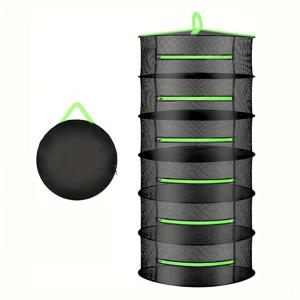 TEMU 실내/실외 허브 건조 랙 - 벽걸이, 내구성 있는 옥스포드 원단으로 만들어졌으며, 씨앗, 채소, 과일 등을 건조하는 데 적합합니다.