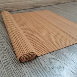 TEMU 2개 세트의 대나무 섬유 플레이스 매트, 손세탁 전용 리넨 정사각형 테이블 매트, 러스틱 방열 방지 및 미끄럼 방지 다이닝 매트, 일본식 세탁 가능한 주방 테이블 매트 - 45x30cm