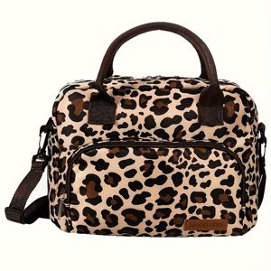 TEMU 1pc 화분 옥스포드 천 절연 도시락 가방 - 휴대용, 내구성 및 쉽게 청소할 수 있는 우유 차, 케이크 베이킹 및 야외 식사용 - 화려한 혼합 색상 꽃, 프린트 또는 파스텔 디자인으로 블랙, 도시락 가방 절연, 식품에 손을 대지 마십시오.