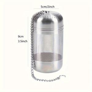 TEMU 1pc SUS 304 스테인레스 스틸 차 스트레이너 - 내구성 및 녹방 방지 미세 메쉬 인퓨저 볼로 완벽하게 차를 끓여 - 가정, 레스토랑, 호텔 및 사무실용으로 다용도 - 주방 차 액세서리