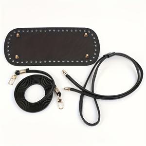 TEMU 3개 니트 가방 바닥 스트랩 액세서리 DIY 수제 니트 가방 핸들과 버킷백 끈 수제 니트 가방 어깨끈