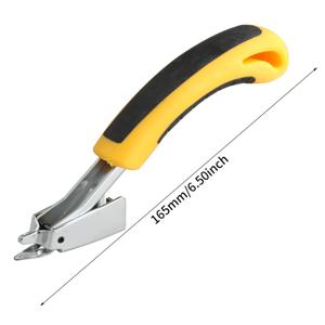 TEMU 【목공 필수품】 헤비듀티 탄소강 실내 장식 스테이플 제거기 & 못 뽑기 - 인체공학적 노란색 & 검정색 손잡이, 가구 및 문 프레임 리벳 건 키트, 쉽게 스테이플 제거를 위한 날카로운 칼날, 가구 복원 도구|인체공학적 디자인|탄소강 구조, 목공 도구