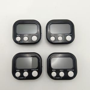 TEMU 4개 디지털 주방 타이머, 자석 백킹, 분과 초 카운트업 카운트다운 타이머, 요리 베이킹 스포츠 게임 사무용, 배터리 미포함