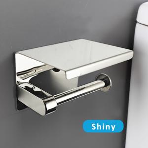 TEMU 1개 304 스테인리스 스틸 화장지 홀더와 보관 선반 - 분말 코팅 벽부착형 욕실 티슈 롤 디스펜서, 다양한 색상, 튼튼한 디자인, 홈 에센셜, 세련된 스타일, 내구성 있는 구조, 실용적인 주택 소유자용