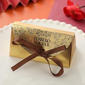 TEMU 로맨틱 웨딩, 발렌타인데이 선물 및 파티 용품을 위한 리본 프린트가 있는 초콜릿 종이 선물 상자 30개 세트 - 크리스마스, 할로윈