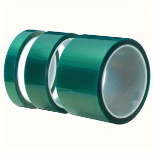 TEMU 3롤 레진 테이프 세트, 폭 0.59인치 / 1.18인치 / 3.15인치 x 길이 108피트 에폭시 테이프, 핫테이프, 고온 절연, 쉽게 벗겨짐, 에폭시 수지 성형용 릴리스 레진 테이프, 리버 테이블, 잔여물 제거