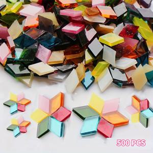 TEMU 터키 램프 키트: DIY, 예술 공예 및 애호가를 위한 200/500개 유리 타일 - 유리 예술 프로젝트에 적합