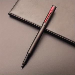 TEMU 우아한 블랙 샌드 만년필, 0.38mm 미세 펜촉 - 비즈니스 서명 및 학교 필기용, 리필 가능한 메탈 데스크 펜, 완벽한 선물 선택 (잉크 미포함)