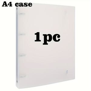 TEMU 나무 포켓이 있는 10장의 바인더 포켓 인서트, A4 사이즈 4홀 바인더 폴더 다이 및 스탬프 보관용, 방수 PVC 투명 가방 보호자 컷 다이 템플릿 앨범 스탬프 공예 보관용, PP 소재