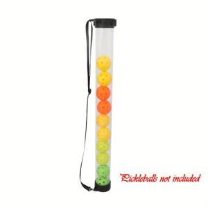 TEMU 피클볼 테니스 공 수집기, 휴대용 12개 공 수납 버킷 - 굽힘 없는 패들 & 라켓 스포츠 공 수집 및 보관용