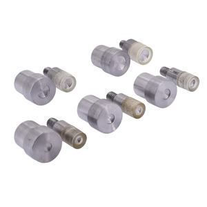 TEMU 5세트의 더블 캡 리벳 다이 세트 - 5mm에서 10mm, 가죽 공예용 스틸 핸드 프레스 기계 설정 도구, 리벳 펀치 다이 세트, 리벳 다이 세트, 리벳 펀치 다이 세트, 리벳 다이 세트, 리벳 펀치 다이 세트, 리벳 다이 세트, 리벳 펀치 다이 세트, 리벳 다이 세트