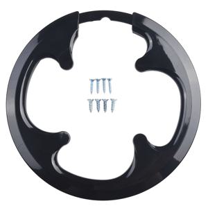 TEMU 1 URTUE 산악 자전거 체인링 가드 - 튼튼한 레진 보호대, 42/44 치아에 적합 - 기어 손상 방지, MTB 및 로드 자전거에 이상적 - 블랙, 산악 자전거 액세서리