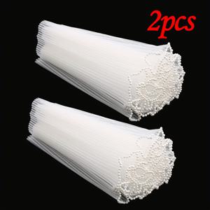 TEMU 2 팩 진주 엣지 보케트 랩핑 종이, 한국 스타일 플로럴 메쉬, 나비 테마, 크링클 웨이브 넷 양을 사용한 웨딩 앤니버서리 생일 플로리스트 용품