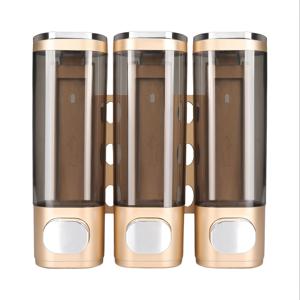 TEMU 1개 3-in-1 벽걸이 샤워 펌프 디스펜서 & 정리함 - 샴푸, 바디워시, 컨디셔너용 다중 수납공간 - 내구성 플라스틱, 전기 필요 없음 - 욕실, 주방, 호텔 사용 가능