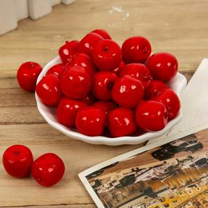 TEMU 30개 미니 레드 폼 사과 - 0.79인치 생동감 있는 인조 과일 DIY 크리스마스 홈 데코, 파티 & 휴일 테이블 센터피스, 인공, 테이블 센터피스