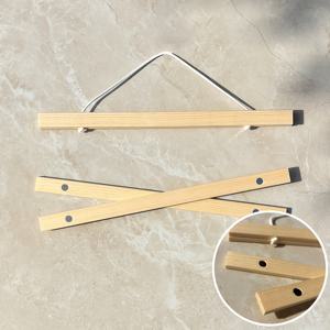 TEMU 1개 자석 포스터 걸이 프레임 나무 액자, 30x40 40x60 50x70cm 사진용, 자석 라이트 우드 프레임 포토 캔버스 아트워크 벽걸이|행거