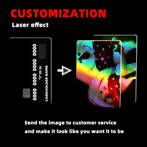 TEMU 맞춤 레이저 패턴 카드 스킨 스티커, 텍스트와 이미지가 특징, 매력적인 레이저 PVC 스티커, 직불 카드, 은행 카드, 신용 카드, 대중 교통 자기 카드, 학생 카드 스티커, 저축 카드 및 장식 레이저 카드 스티커.