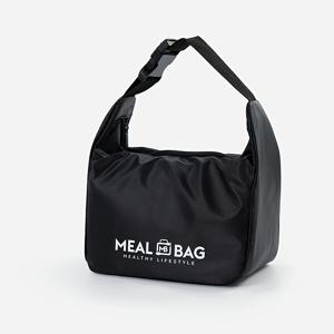 TEMU 1pc 대용량 보온/보냉 도시락 가방 - 내구성 있는 옥스포드 천, 재사용 가능한 열전달 도시락 가방, 작업, 학교 및 야외 캠핑용, 손잡이 열/냉 운반기, 식품 접촉 없음, 블랙