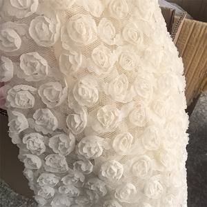 TEMU 1pc YINGYUYUAN 3D 로즈 리본, 51.18x17.72인치 긴 자수 메쉬 직물, 폴리에스터 80.00%, 스판덱스 20.00%, DIY 헤어 액세서리, 보석, 케이크 장식용으로 미리 자른, 손세탁 전용, 및 DIY 열혈 팬을 위한 이상적인 선물, 크래프팅을 좋아하는 사람, 의류, 생일, 결혼식, 크리스마스 파티