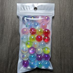 TEMU 30개 패션 레진 고양이 눈 구슬, 16mm UV 코팅, 긁힘 방지, 다색 혼합, DIY 보석, 팔찌, 우정 선물, 열쇠고리 및 펜 장식