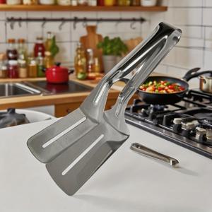 TEMU 그릴 생선 및 고기 집게, 그릴링, 생선, 팬케이크, 빵용 다기능 집게, 미끄럼 방지 그립, 한국식 바비큐, 튀긴 생선 등에 적합, 필수 주방 도구 | 모던 주방 집게 | 고기 집게, 11개 축제용 제품