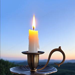 TEMU 1개 우아한 레트로 브론즈 메탈 엠보싱 캔들 홀더 - 로맨틱 스타일, 광택 처리된 철제 캔들 스탠드, 홈 및 테이블 장식에 완벽, 캔들라이트 디너와 휴일 축하에 이상적 (캔들 미포함)