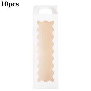 TEMU 10개 세트 - 12oz, 16oz, 20oz 유리병용 염료 승화 디스플레이 박스 투명 선물 상자