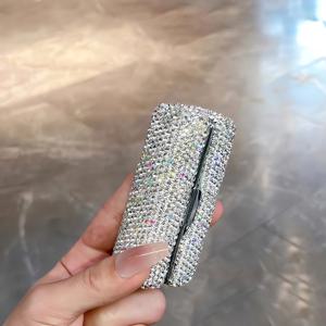 TEMU 1개 럭셔리 립스틱 케이스 - 반짝이는 디자인, 우아한 메이크업 박스, 휴대용 화장품 정리함, 생일/기념일/발렌타인데이 선물 추천, 귀여운 메이크업 파우치