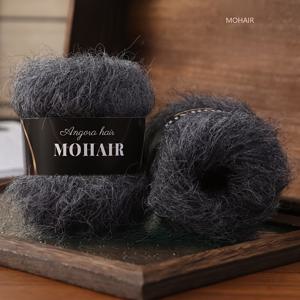 TEMU 2개 스케인, 알파카 양모, 긴 머리 알파카 양모, 미끄럼 알파카 양모, 스웨터 짓기, 셰이프 크로셰팅, 베스트, 손수 짜은 양모 공 25그램씩, 2개 스케인.